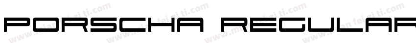 Porscha Regular字体转换